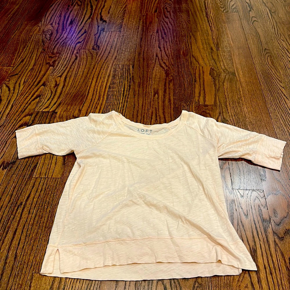 Peach colored top